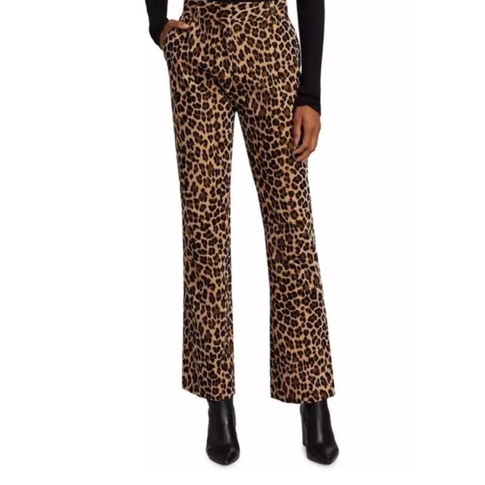 Frame Denim Leopard Print Flare Pants - Size 6 (or Best Offer)